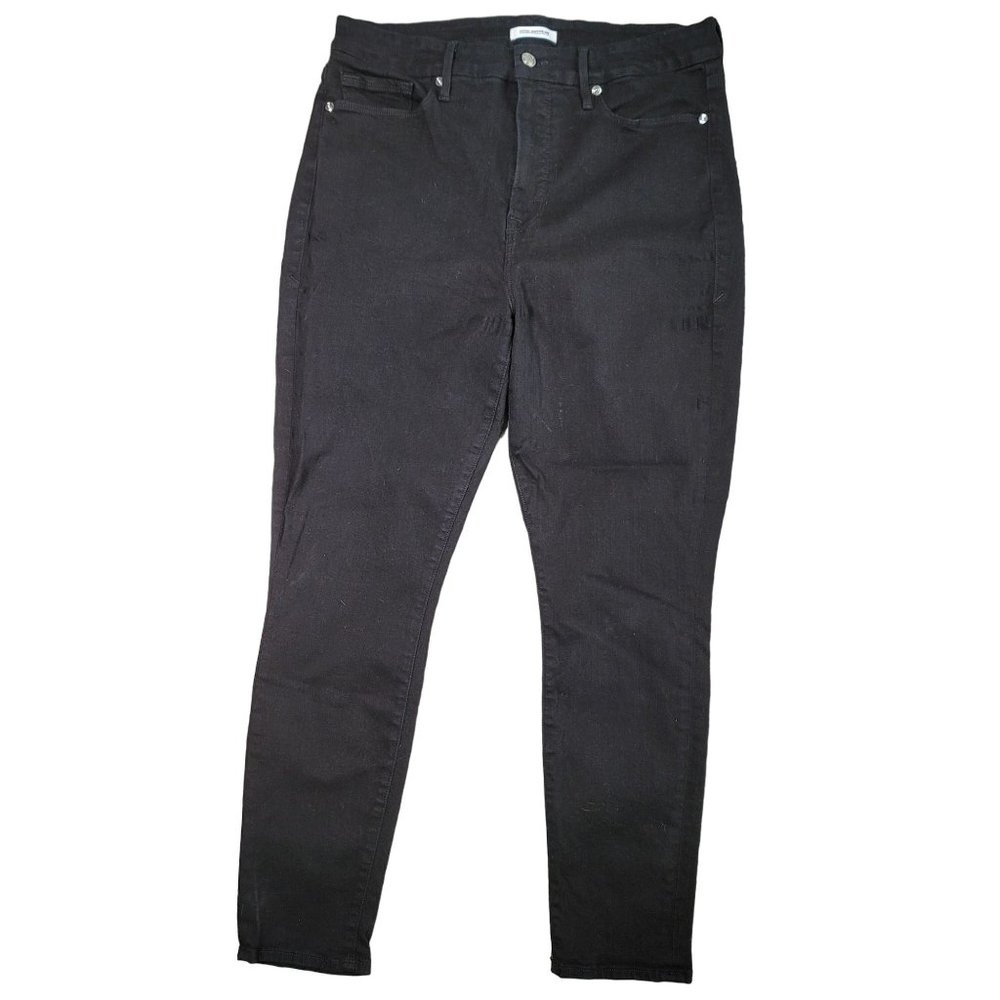 Good American good legs style galc403 color black001black jeans size 18